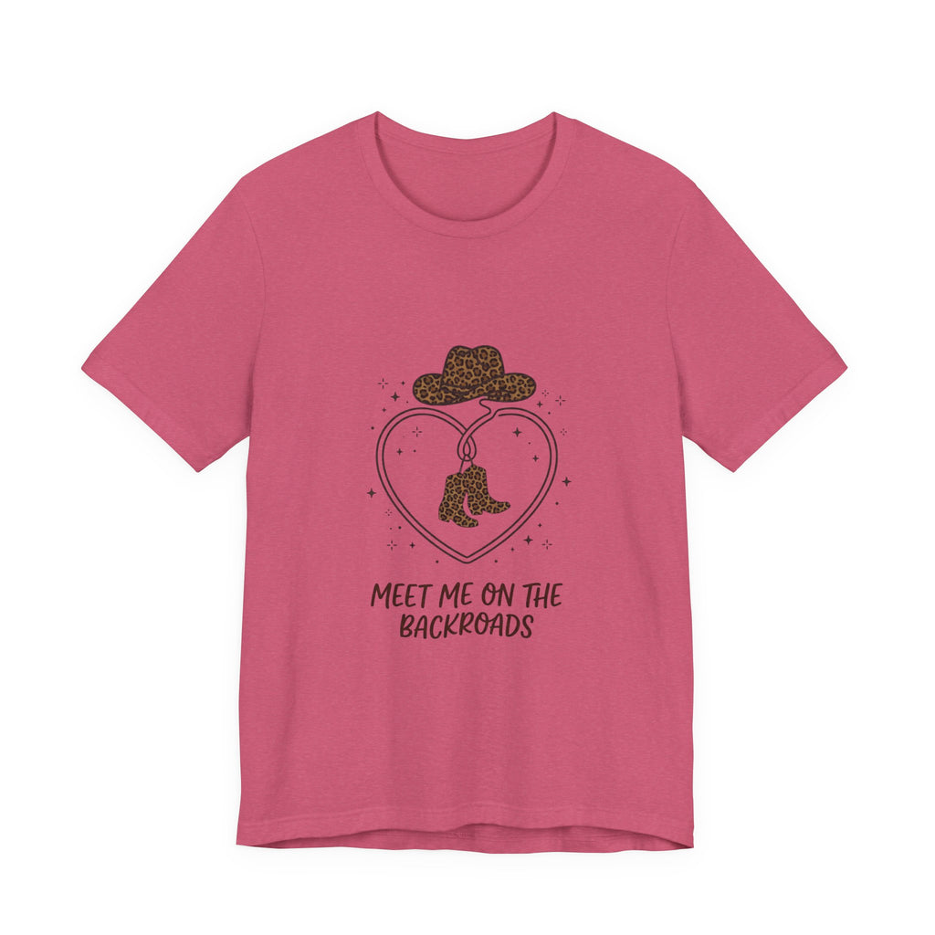 Meet Me on the Backroads T-Shirt | Country Aesthetic, Western Cowgirl Tee
