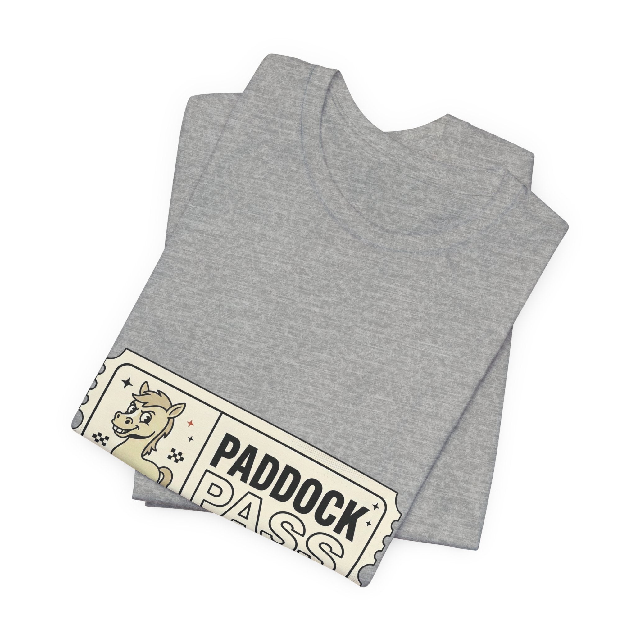 Paddock Pass Silly Horse T-Shirt | Racing Meme, Track Day Crew