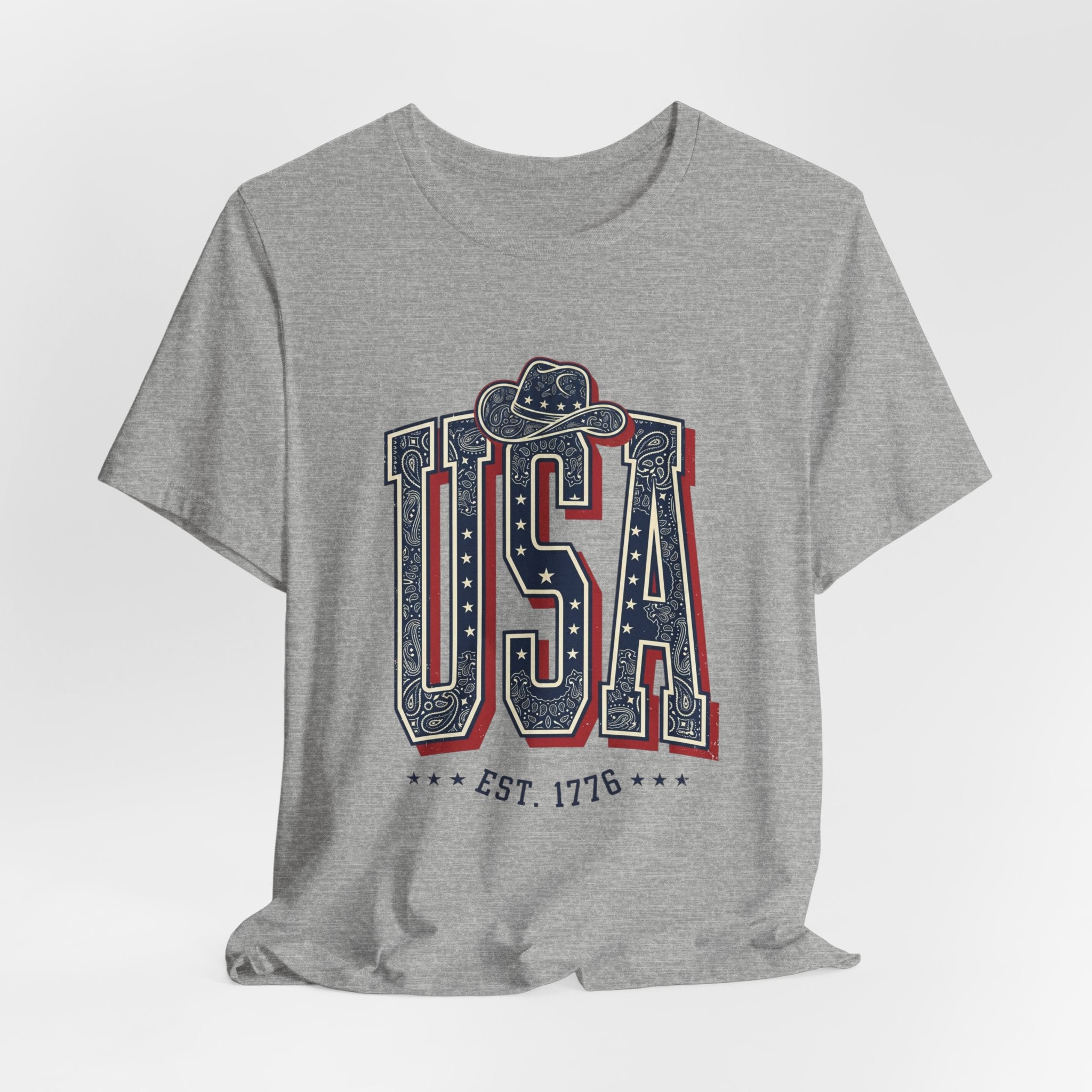 USA Vintage Americana Tee | 4th of July Patriotic Stars & Stripes