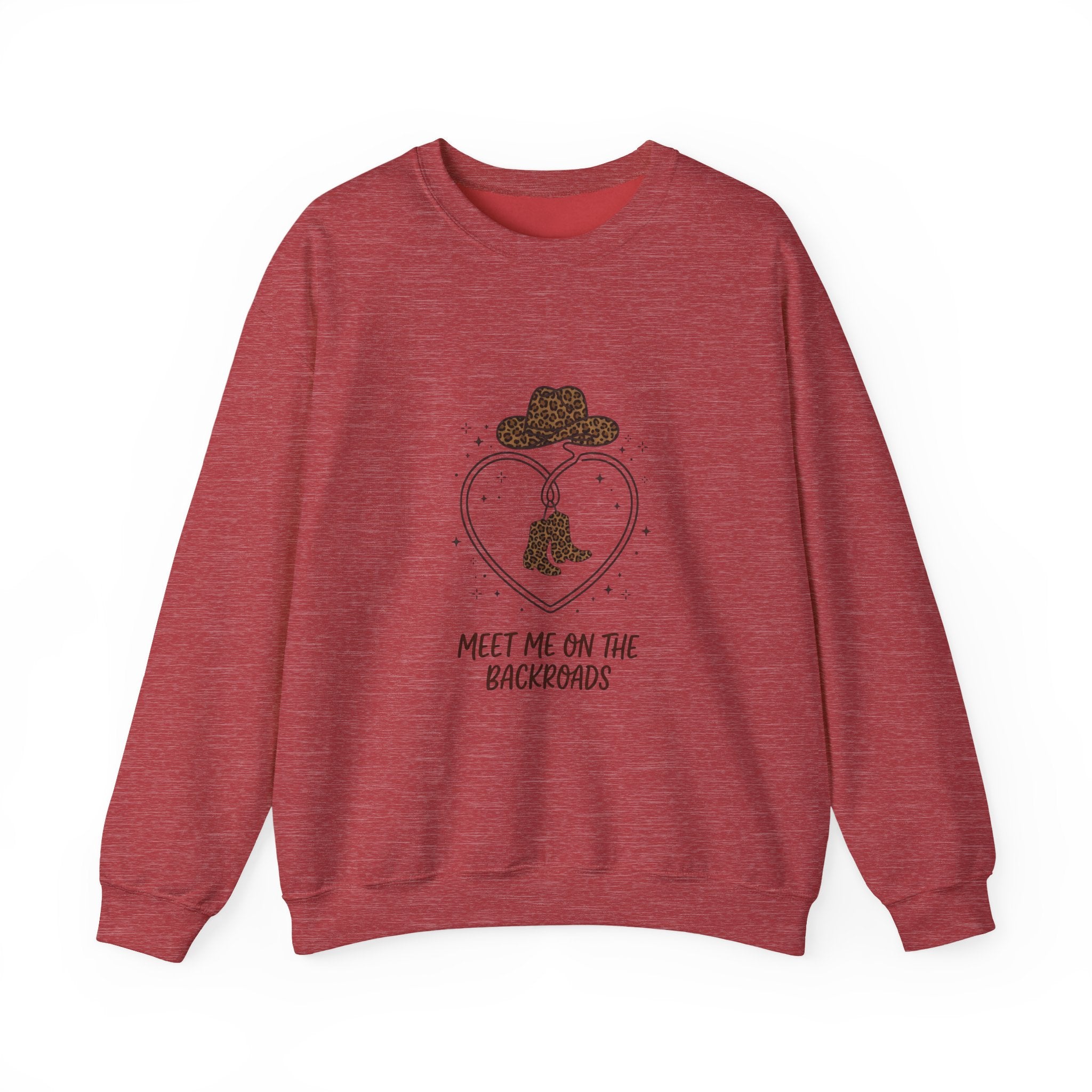 Meet Me on the Backroads Sweatshirt | Country Aesthetic, Western Cowgirl