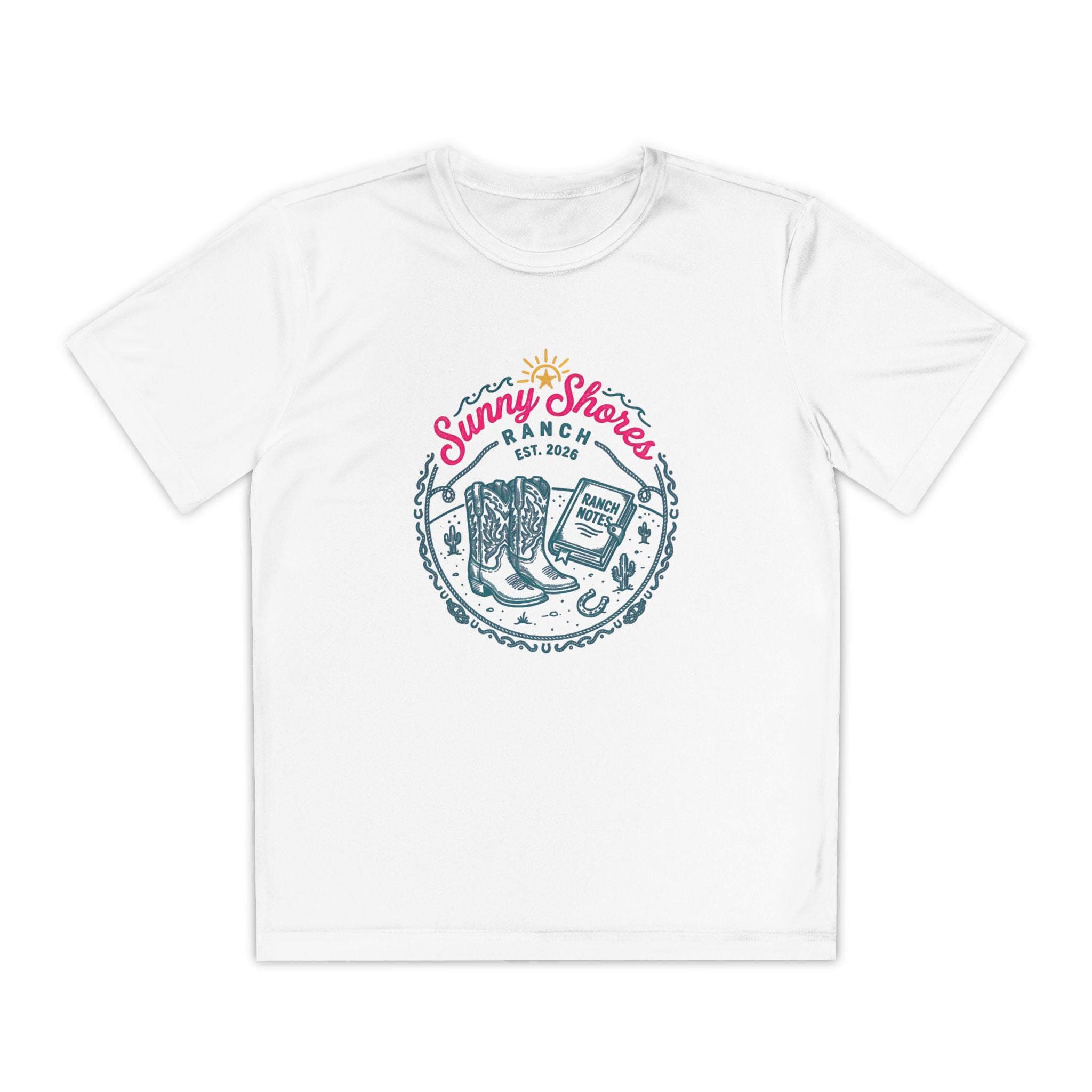 Sunny Shores Ranch Vintage Rodeo Kid T‑Shirt