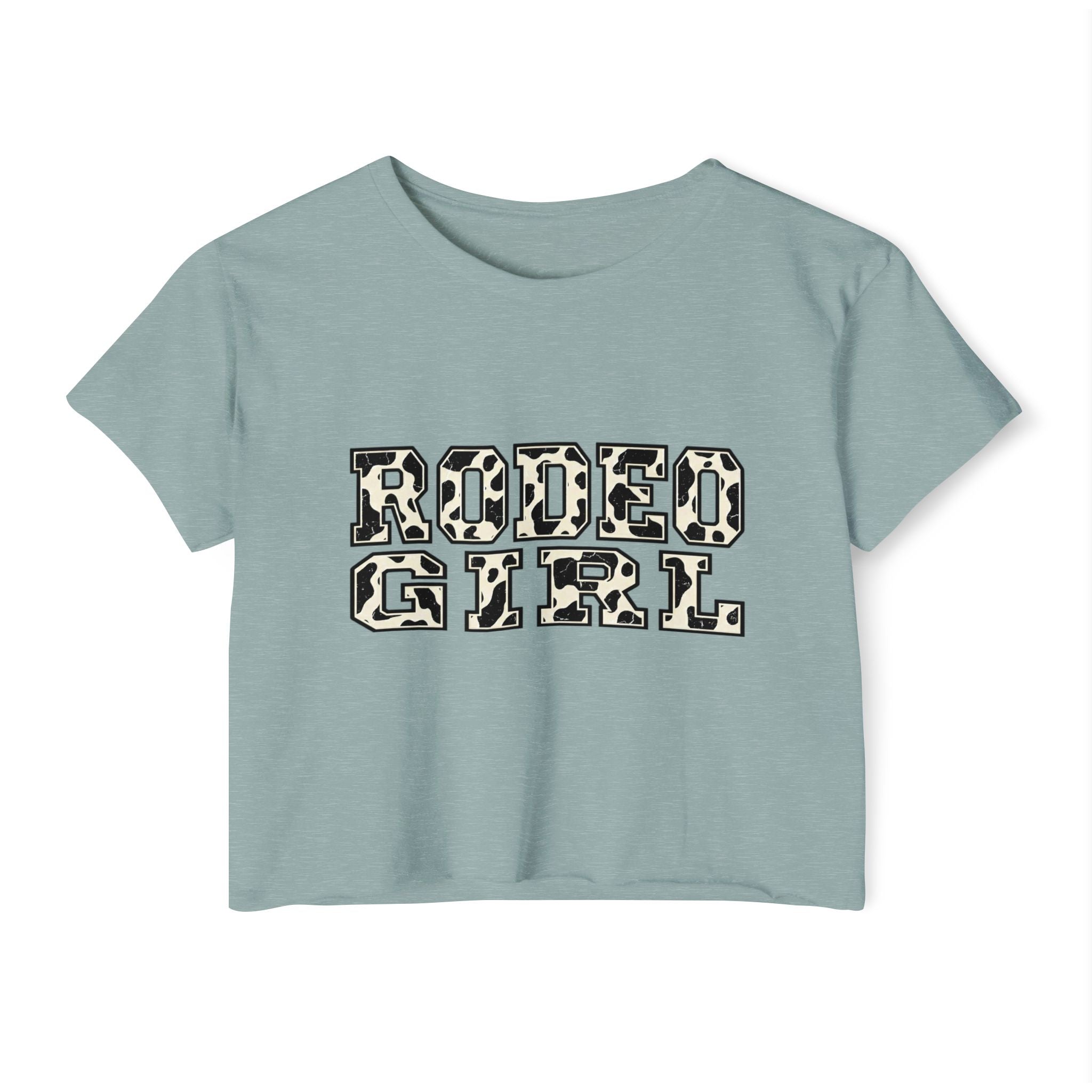 Rodeo Girl Crop Top — Western Cowgirl Festival Tee
