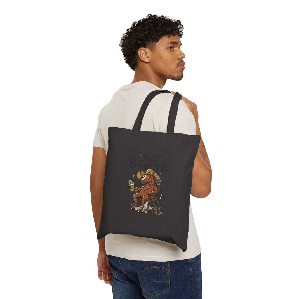 Well Sheeyit Horse Tote | Vintage Southern, Rustic Western Humor