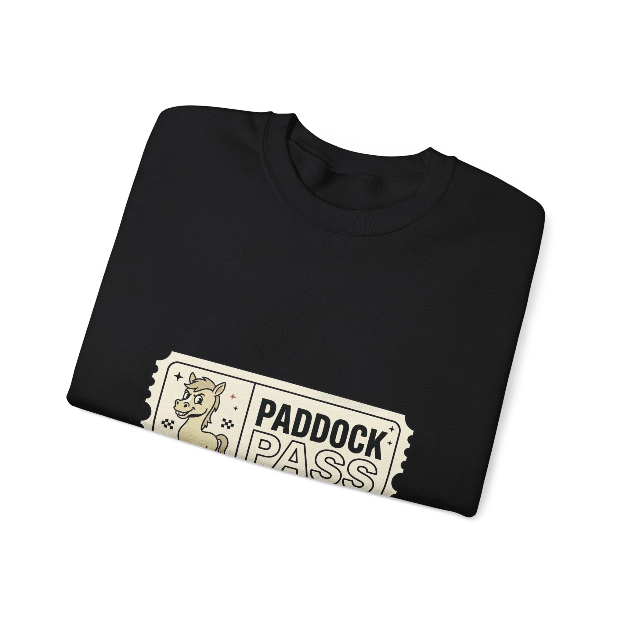 Paddock Pass Silly Horse Sweatshirt | Racing Meme, Fan