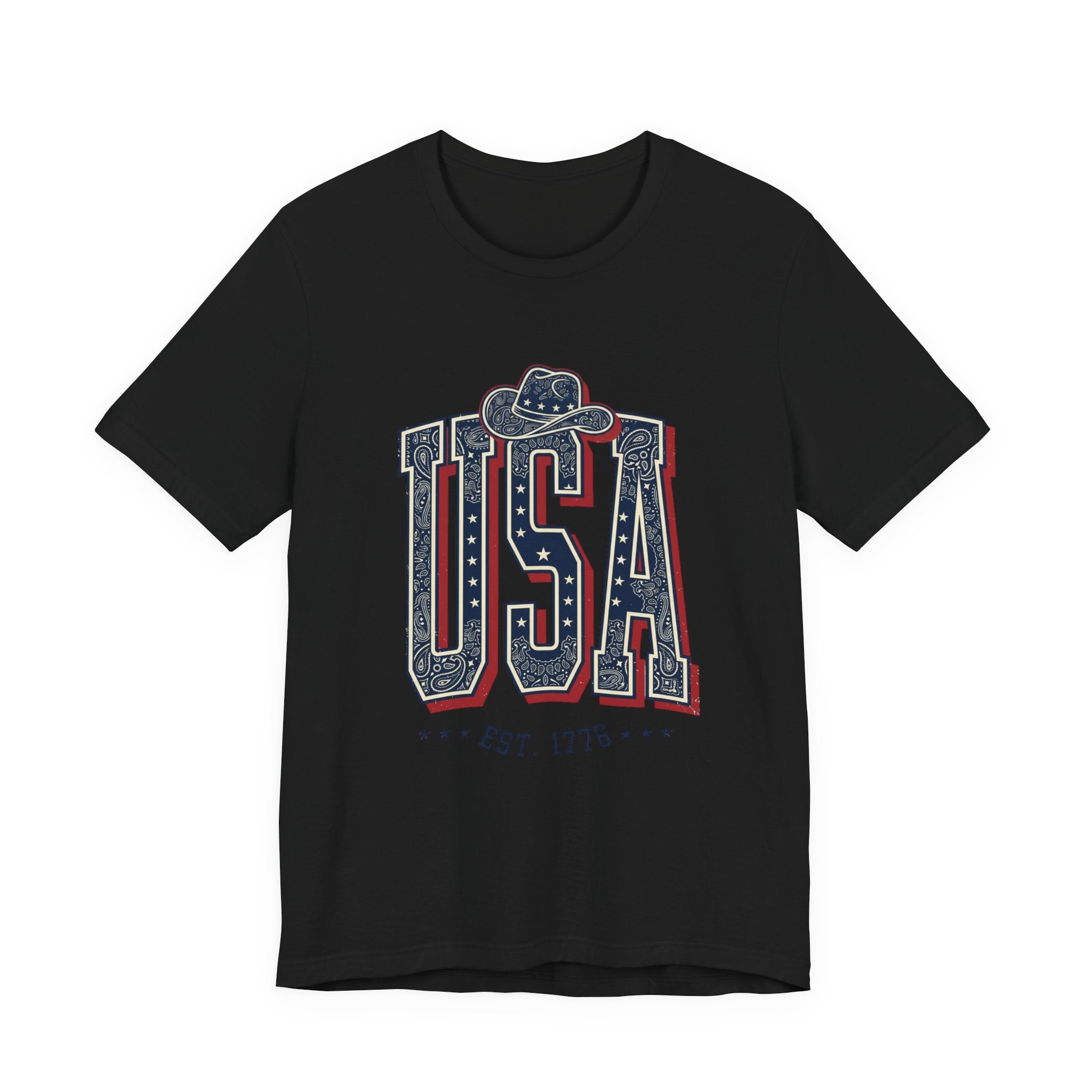 USA Vintage Americana Tee | 4th of July Patriotic Stars & Stripes