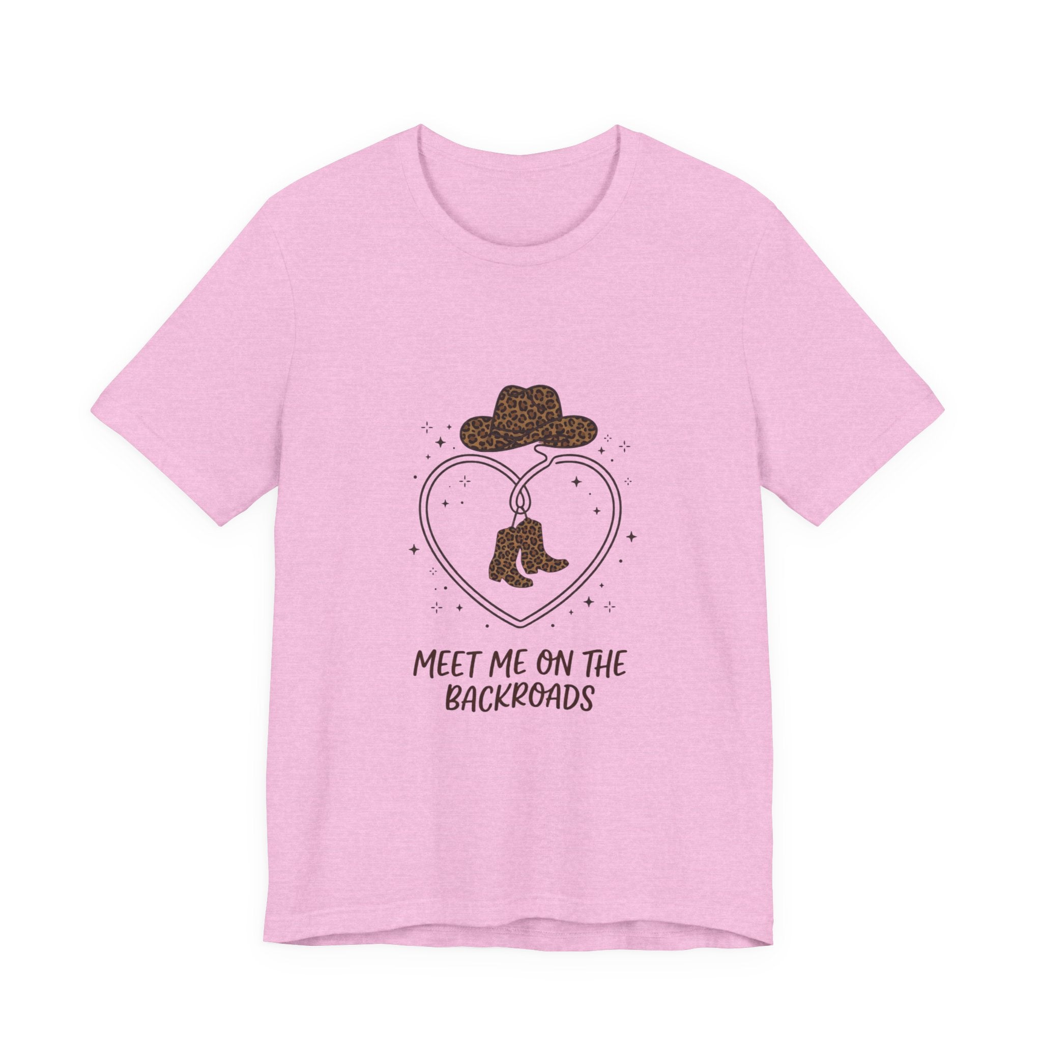 Meet Me on the Backroads T-Shirt | Country Aesthetic, Western Cowgirl Tee