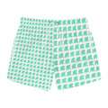 Jockey Silks Pattern Swim Trunks — Tropical All-Over Print Beach Shorts