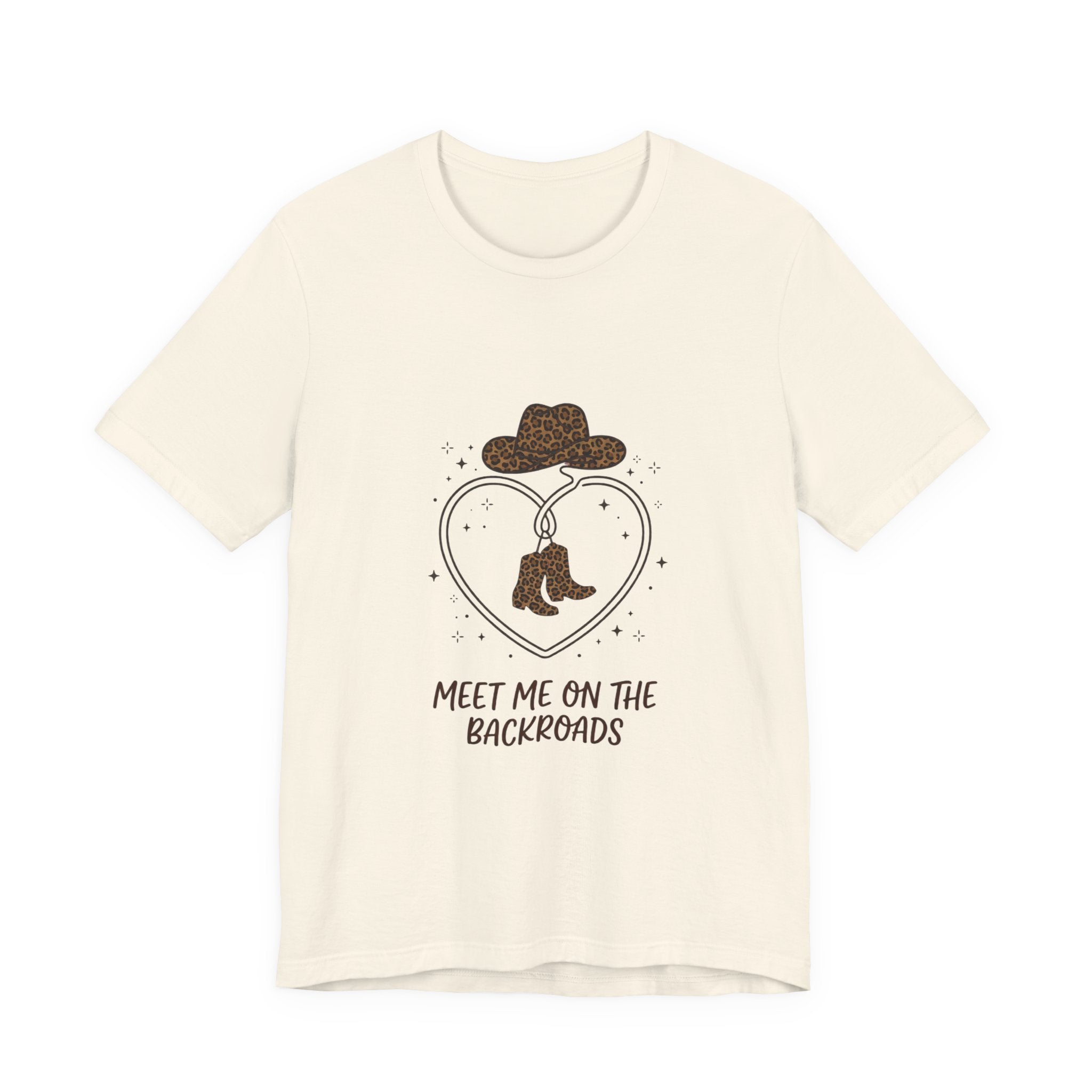 Meet Me on the Backroads T-Shirt | Country Aesthetic, Western Cowgirl Tee