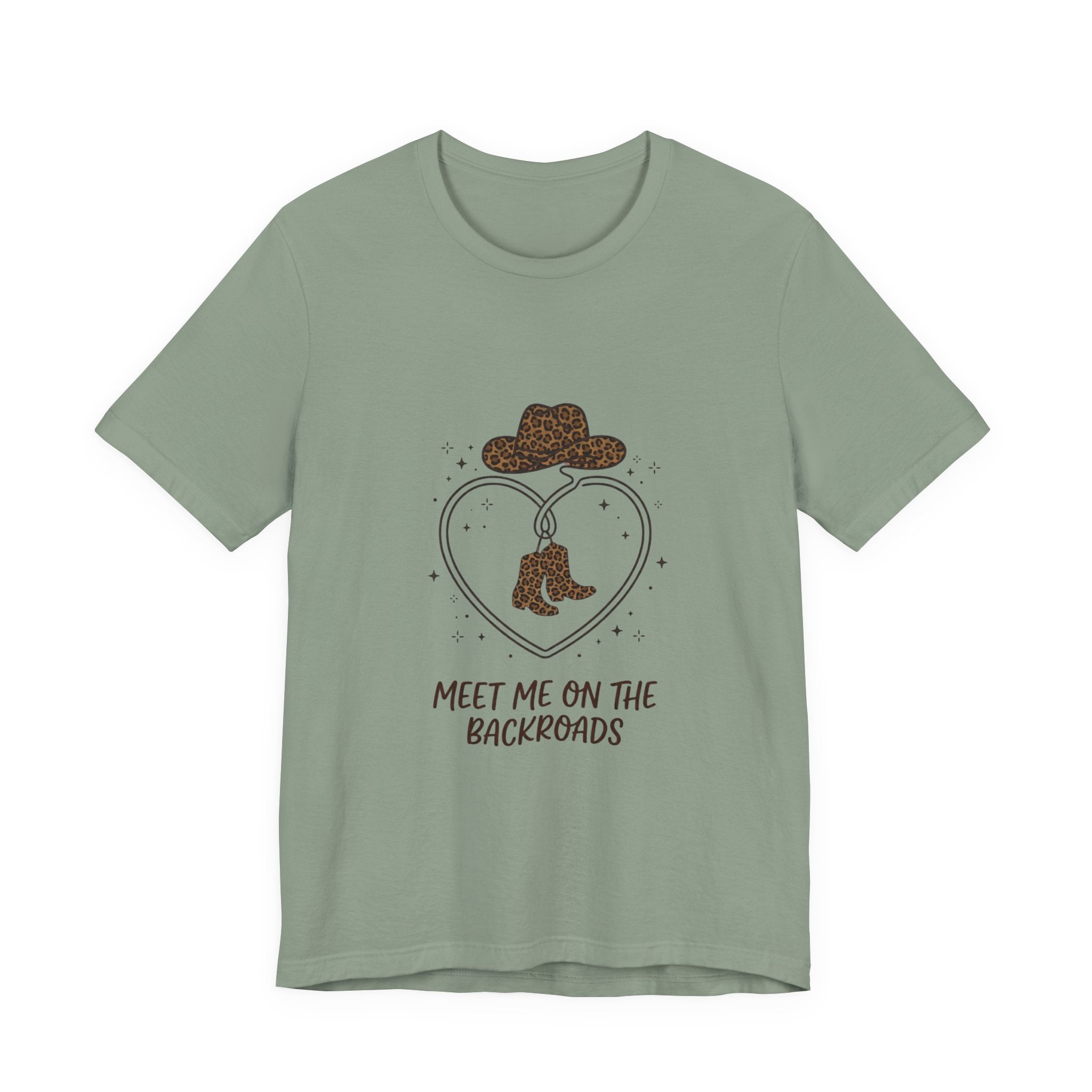 Meet Me on the Backroads T-Shirt | Country Aesthetic, Western Cowgirl Tee