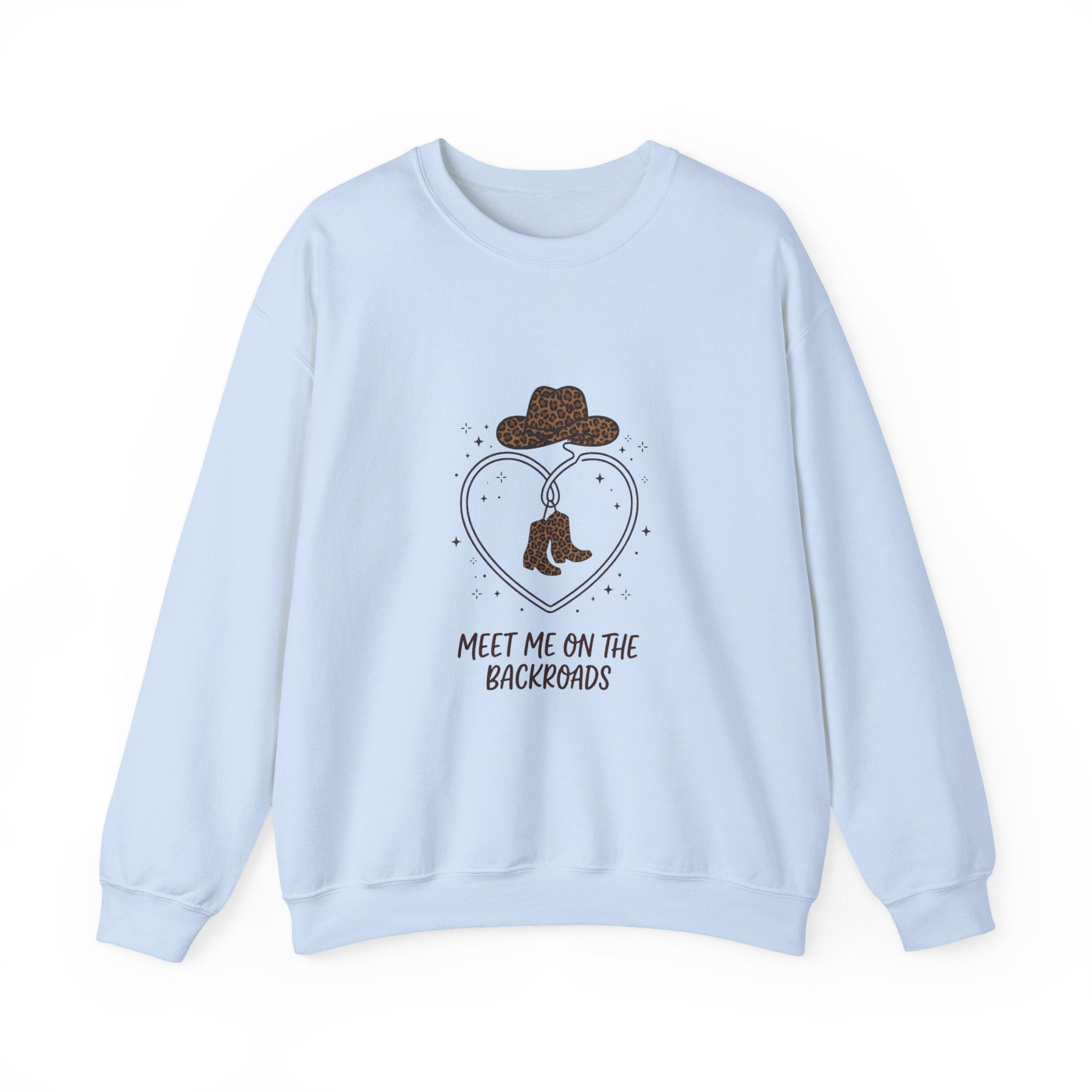 Meet Me on the Backroads Sweatshirt | Country Aesthetic, Western Cowgirl