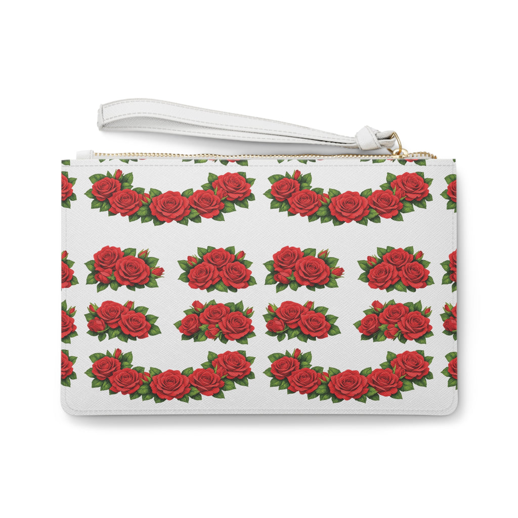 Rose Horse Clutch Bag — Floral Equestrian Wristlet for Valentine’s Day & Gifts