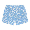 Blue Horse Print Swim Trunks