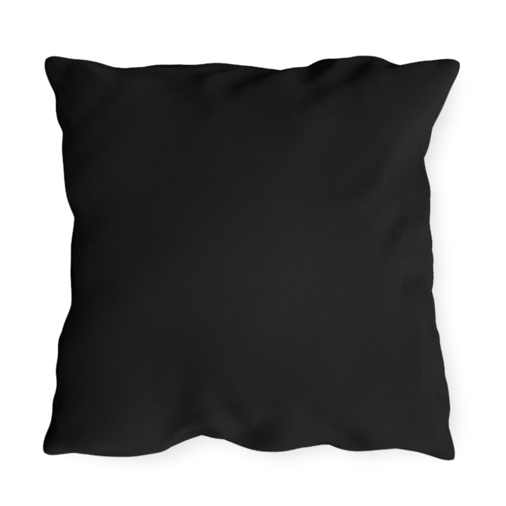 Colorful Comical Lawn Jockey Pattern Outdoor Pillow