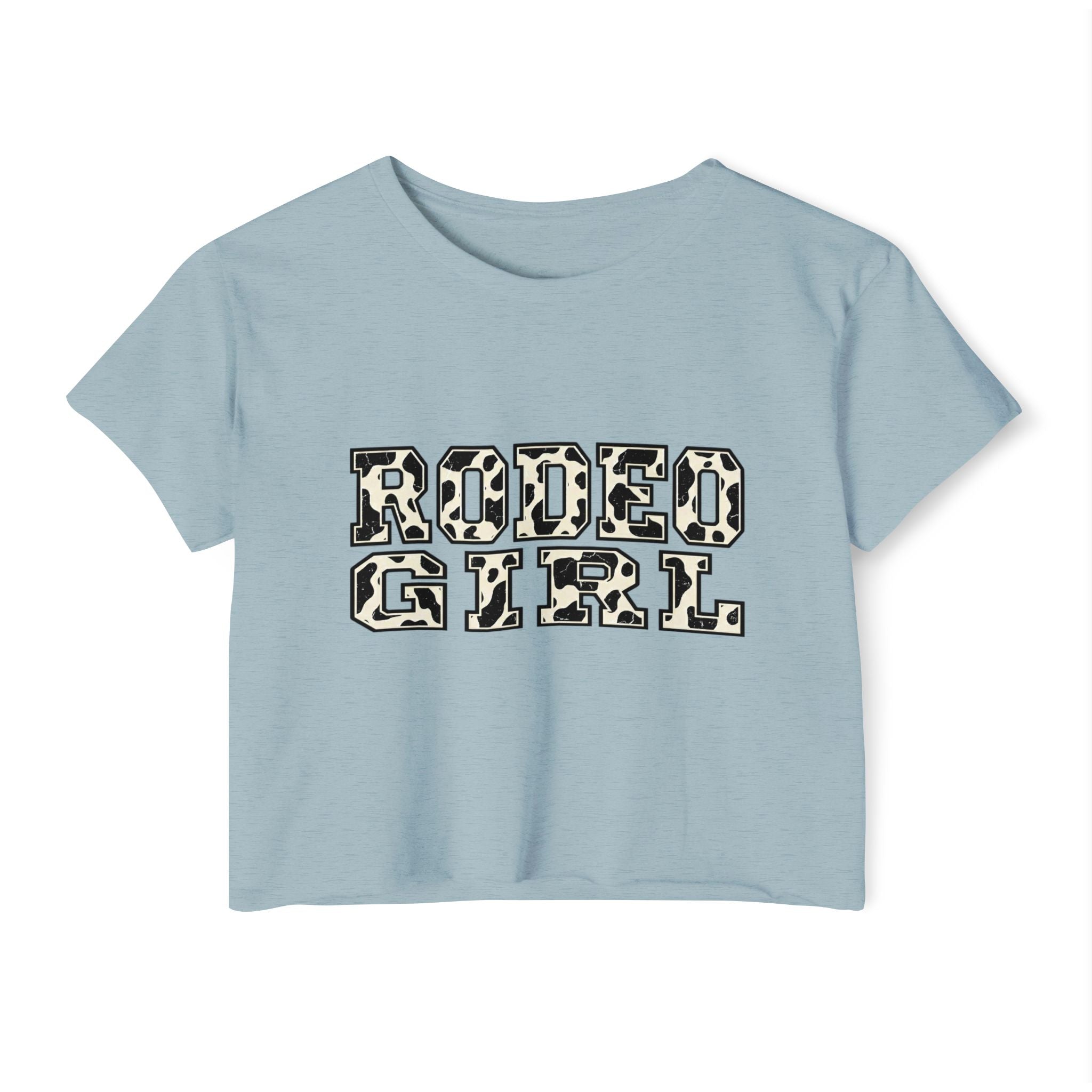 Rodeo Girl Crop Top — Western Cowgirl Festival Tee