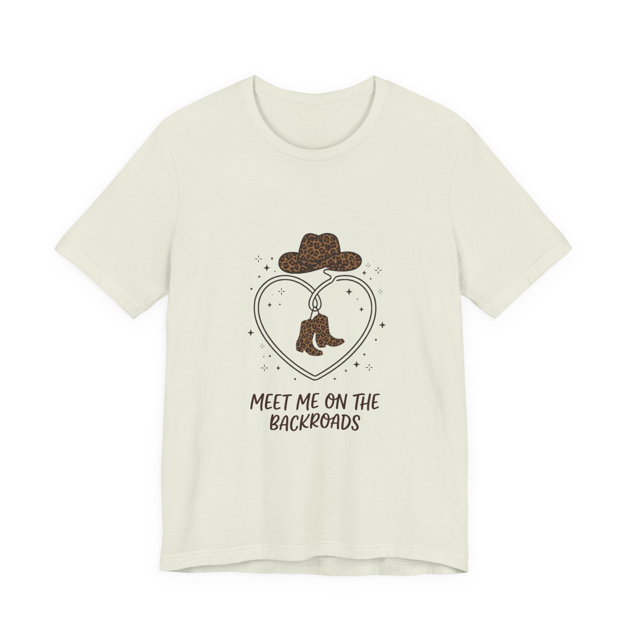 Meet Me on the Backroads T-Shirt | Country Aesthetic, Western Cowgirl Tee