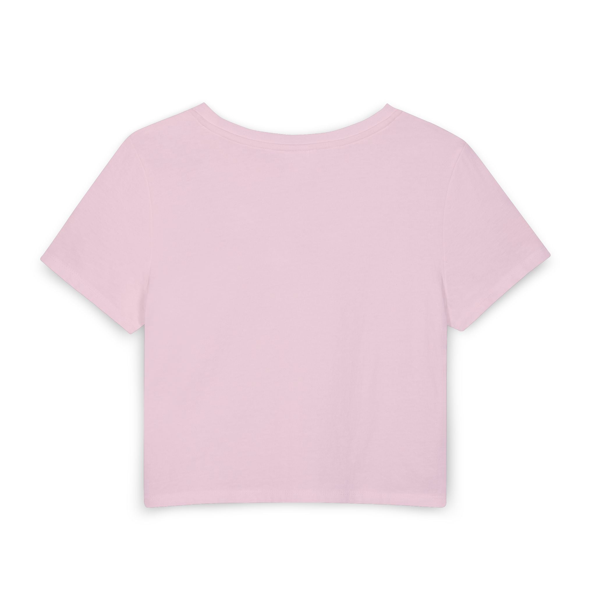 Smiling Horse Crop Tee — Funny Horse Face Womens Baby Tee