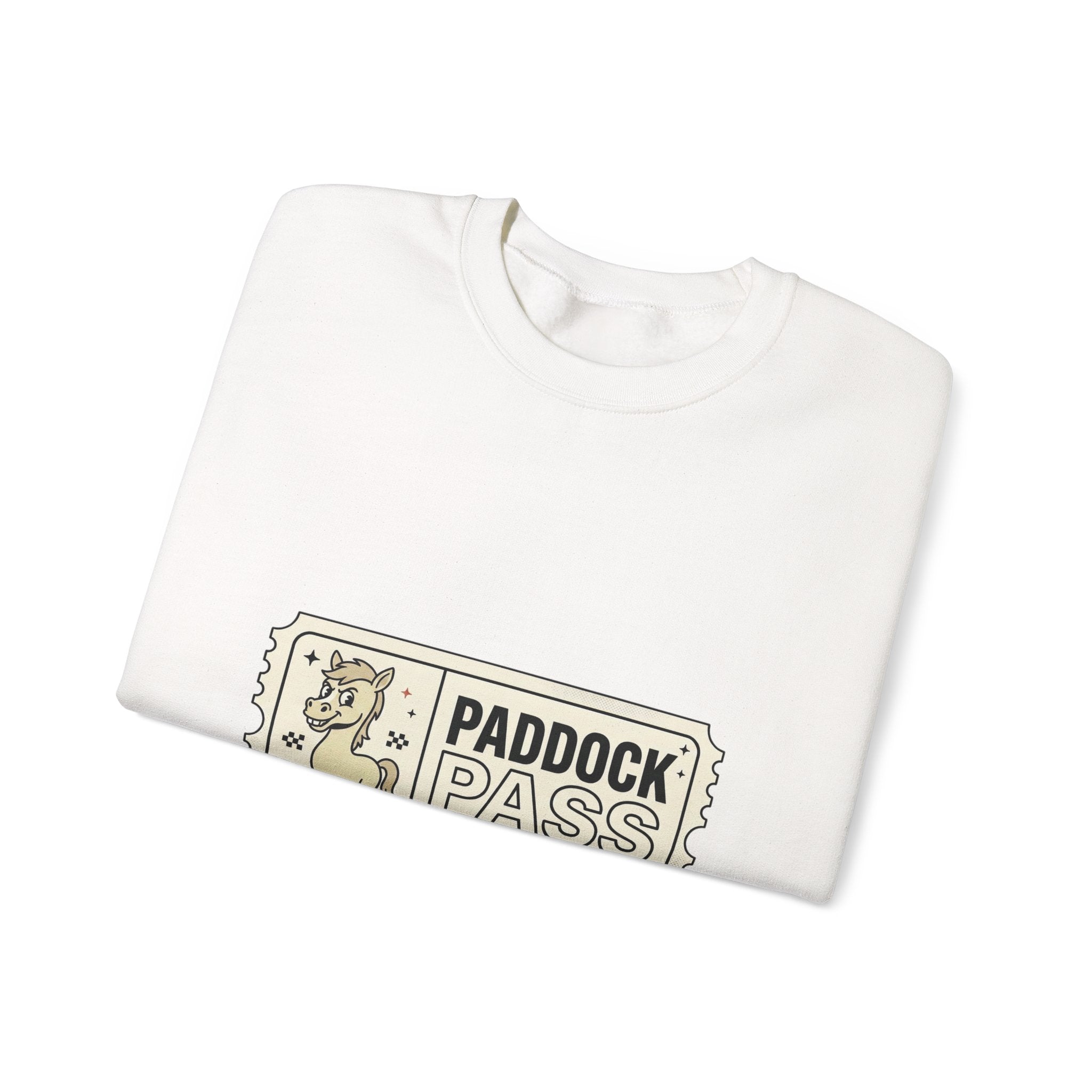 Paddock Pass Silly Horse Sweatshirt | Racing Meme, Fan