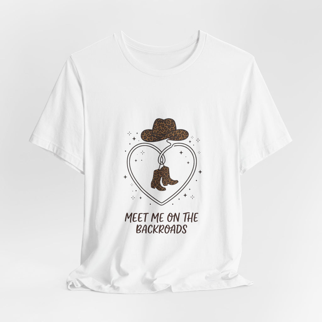Meet Me on the Backroads T-Shirt | Country Aesthetic, Western Cowgirl Tee