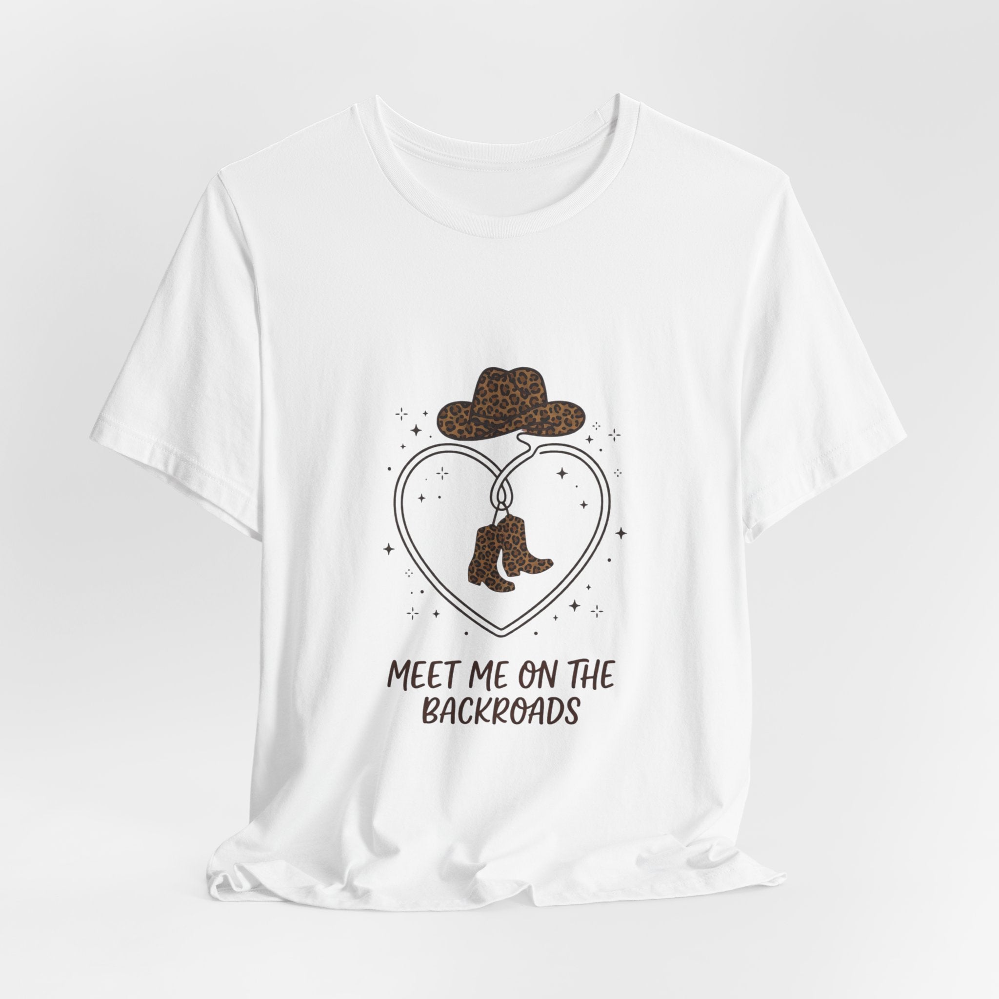 Meet Me on the Backroads T-Shirt | Country Aesthetic, Western Cowgirl Tee