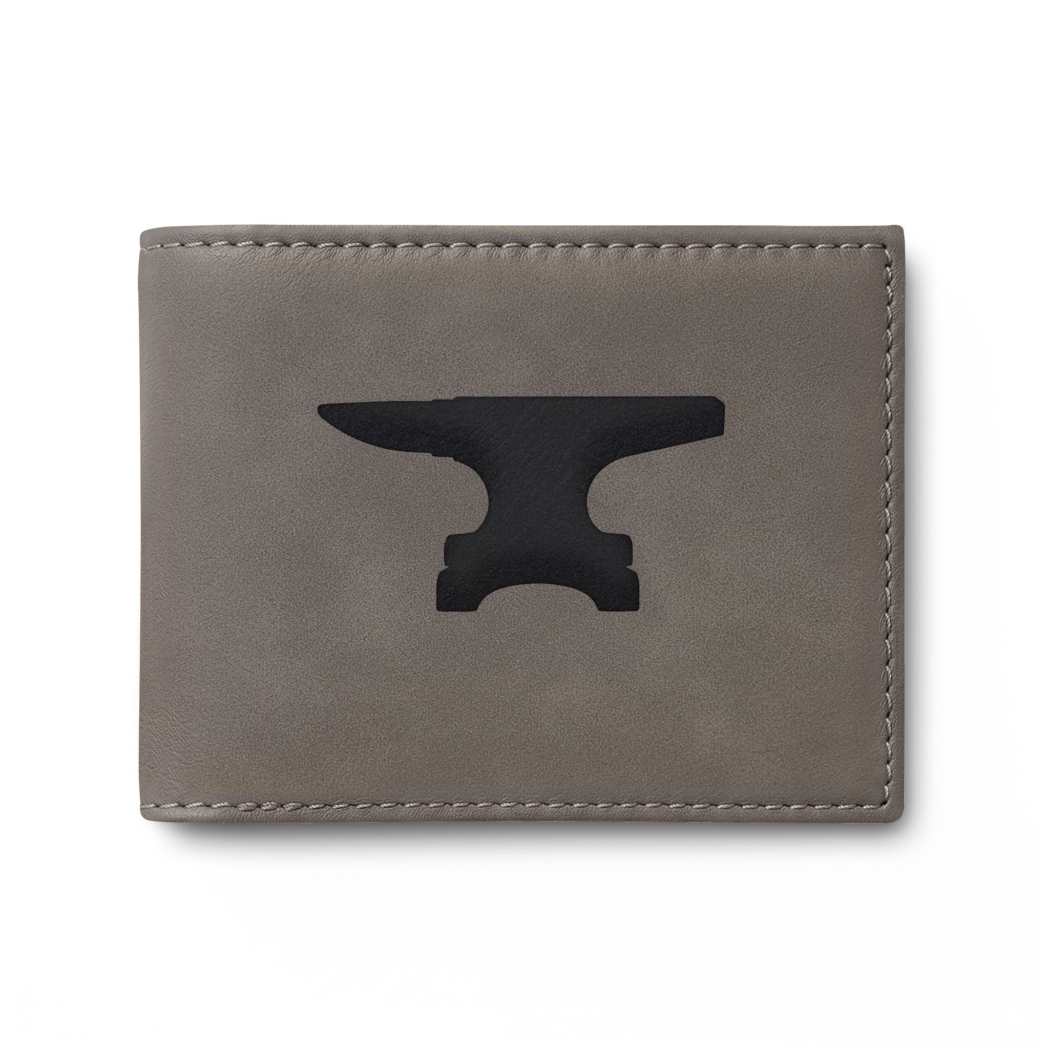 Blacksmith Farrier  Anvil Silhouette Bifold Wallet
