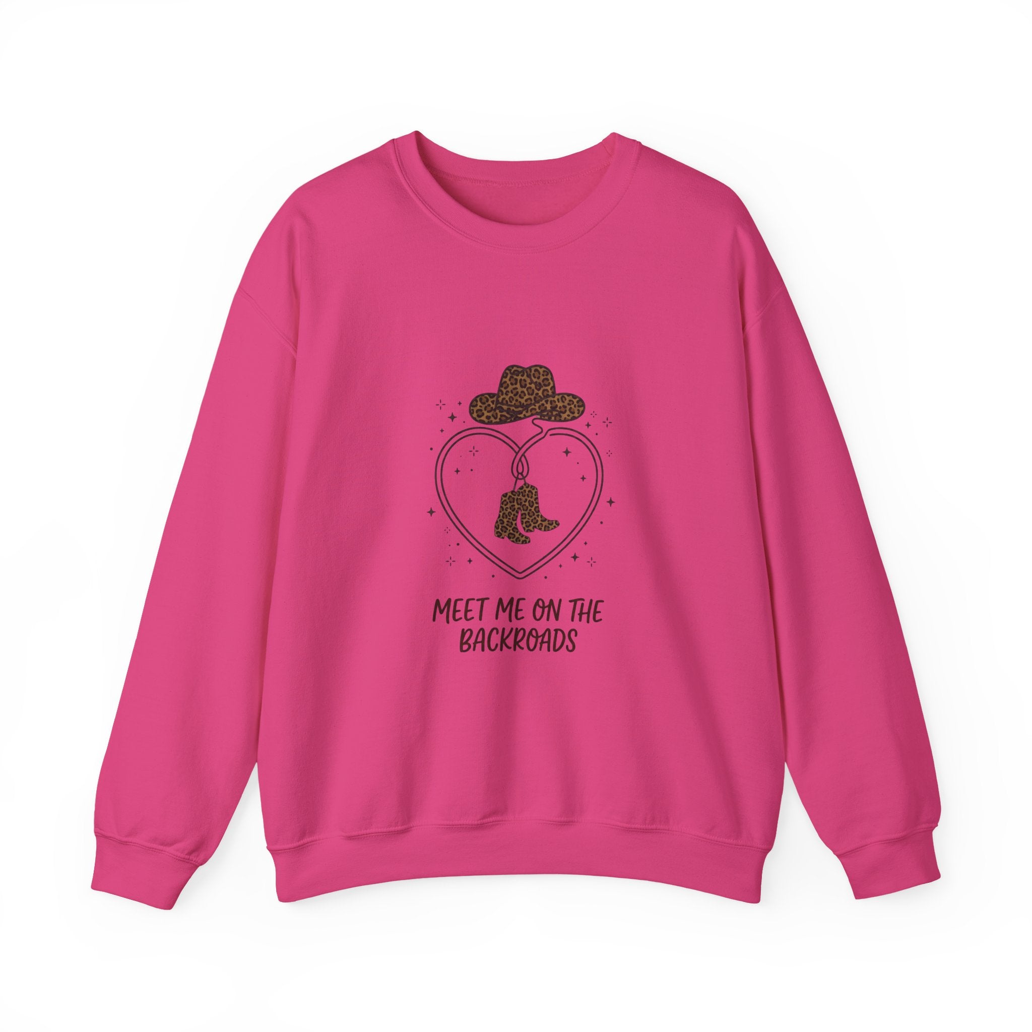 Meet Me on the Backroads Sweatshirt | Country Aesthetic, Western Cowgirl