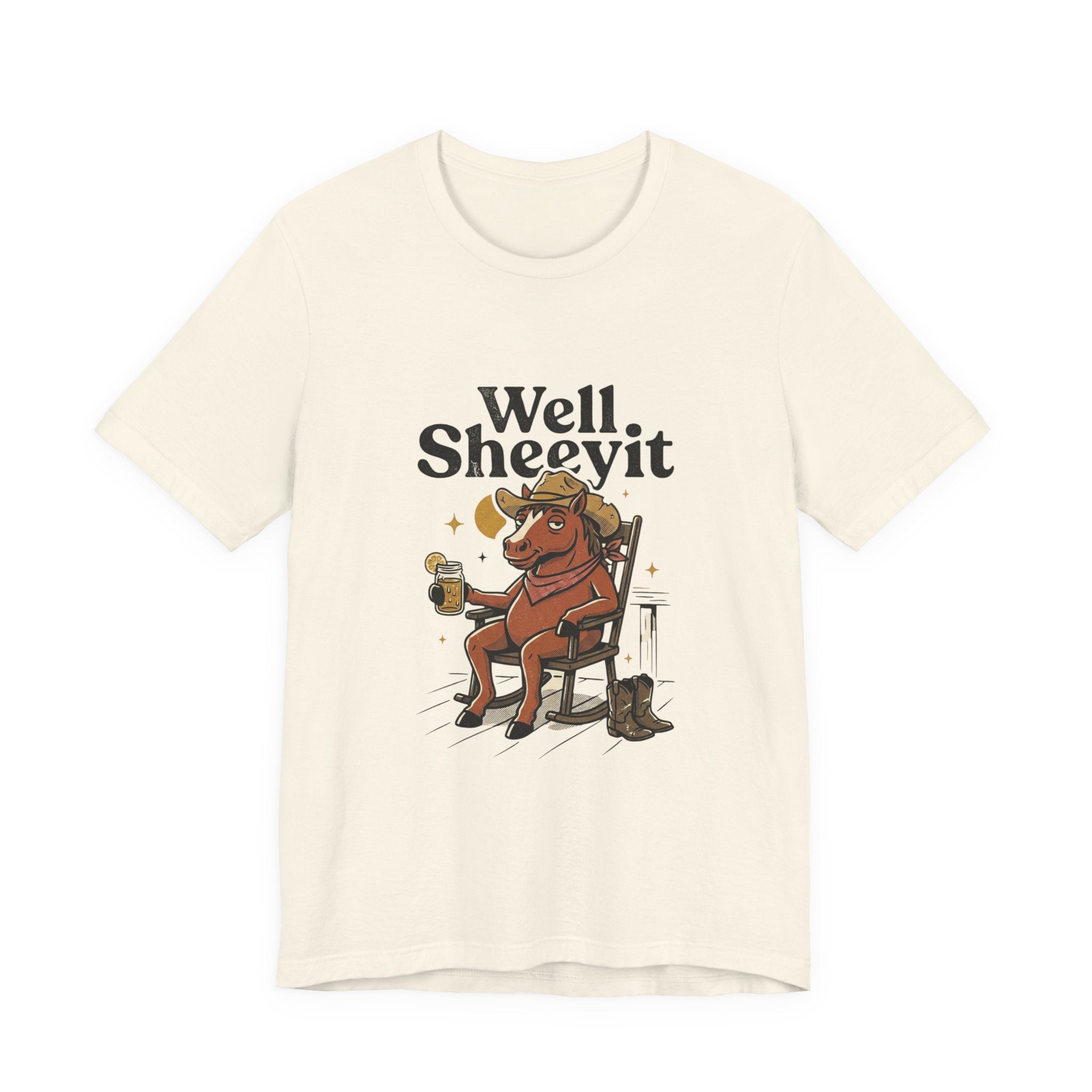 Well Sheeyit Horse Tee | Vintage Southern, Western Retro Distressed Graphic