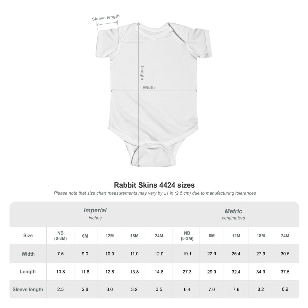 Baby Bodysuit — Cute Zebra Boots Illustration (Infant Onesie)