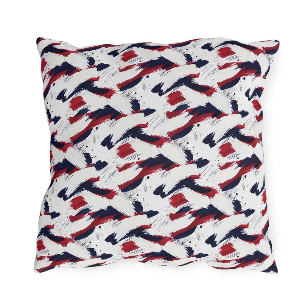 USA 250th Anniversary Outdoor Pillow — Patriotic Red White Blue Decor