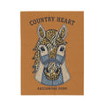 Country Heart Patchwork Pony Velveteen Plush Blanket