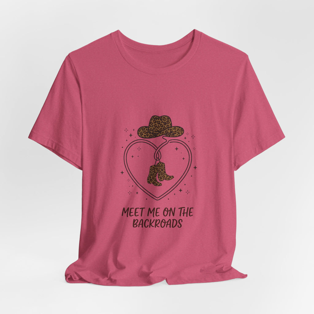 Meet Me on the Backroads T-Shirt | Country Aesthetic, Western Cowgirl Tee