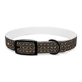 Navy Rich Red and Gold all over Horse Equestrian print dirt and waterproof collar