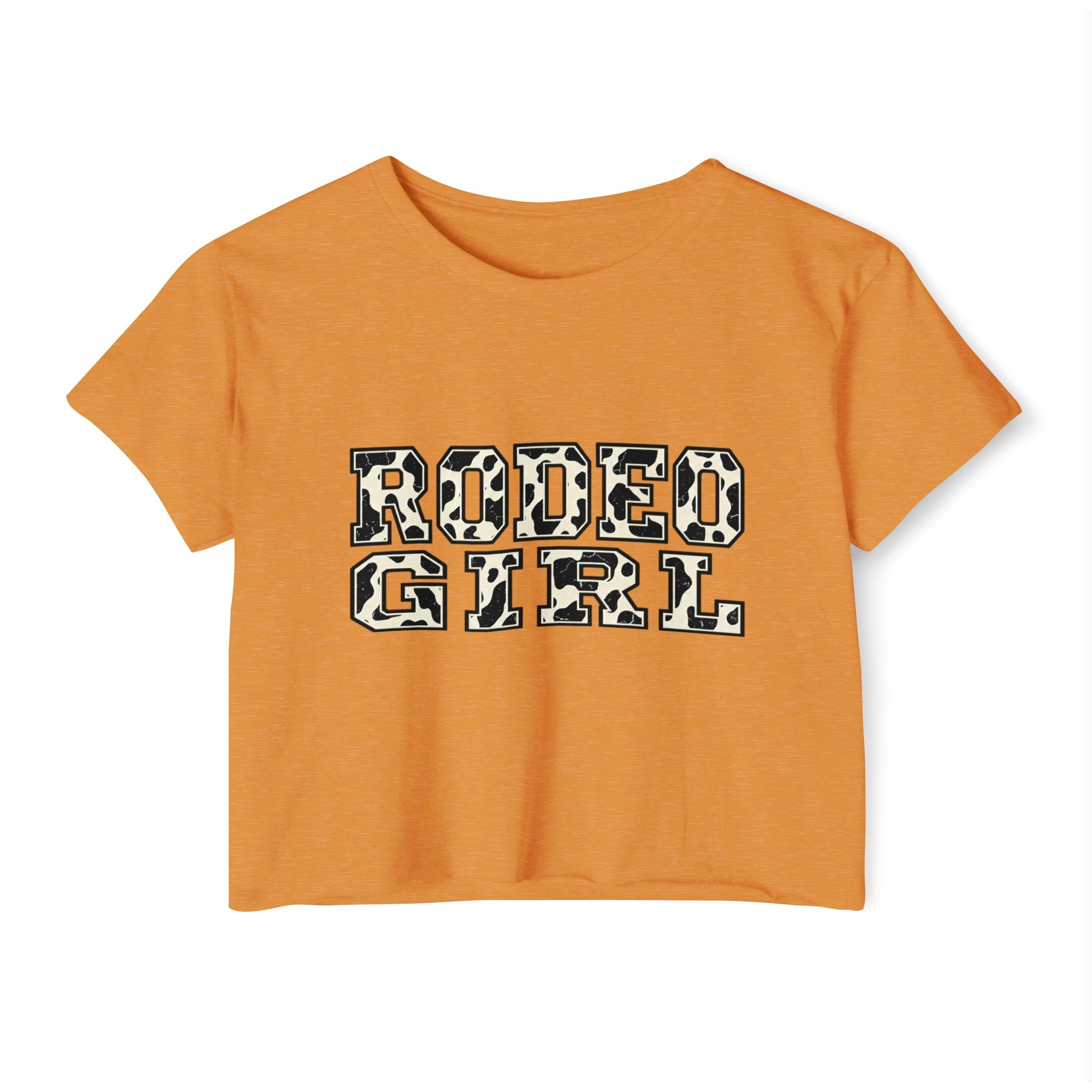 Rodeo Girl Crop Top — Western Cowgirl Festival Tee