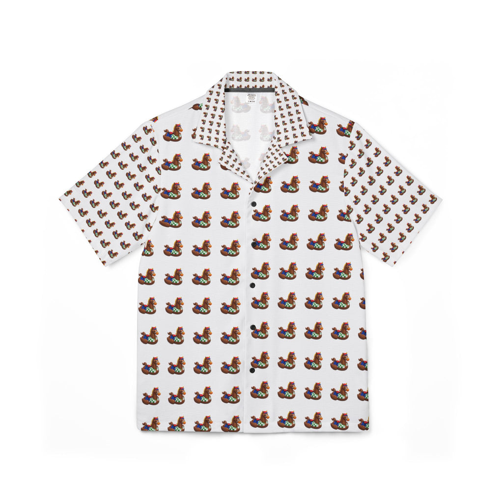 Men's Horse Rubber Duck AOP Hawaiian Camp Shirt