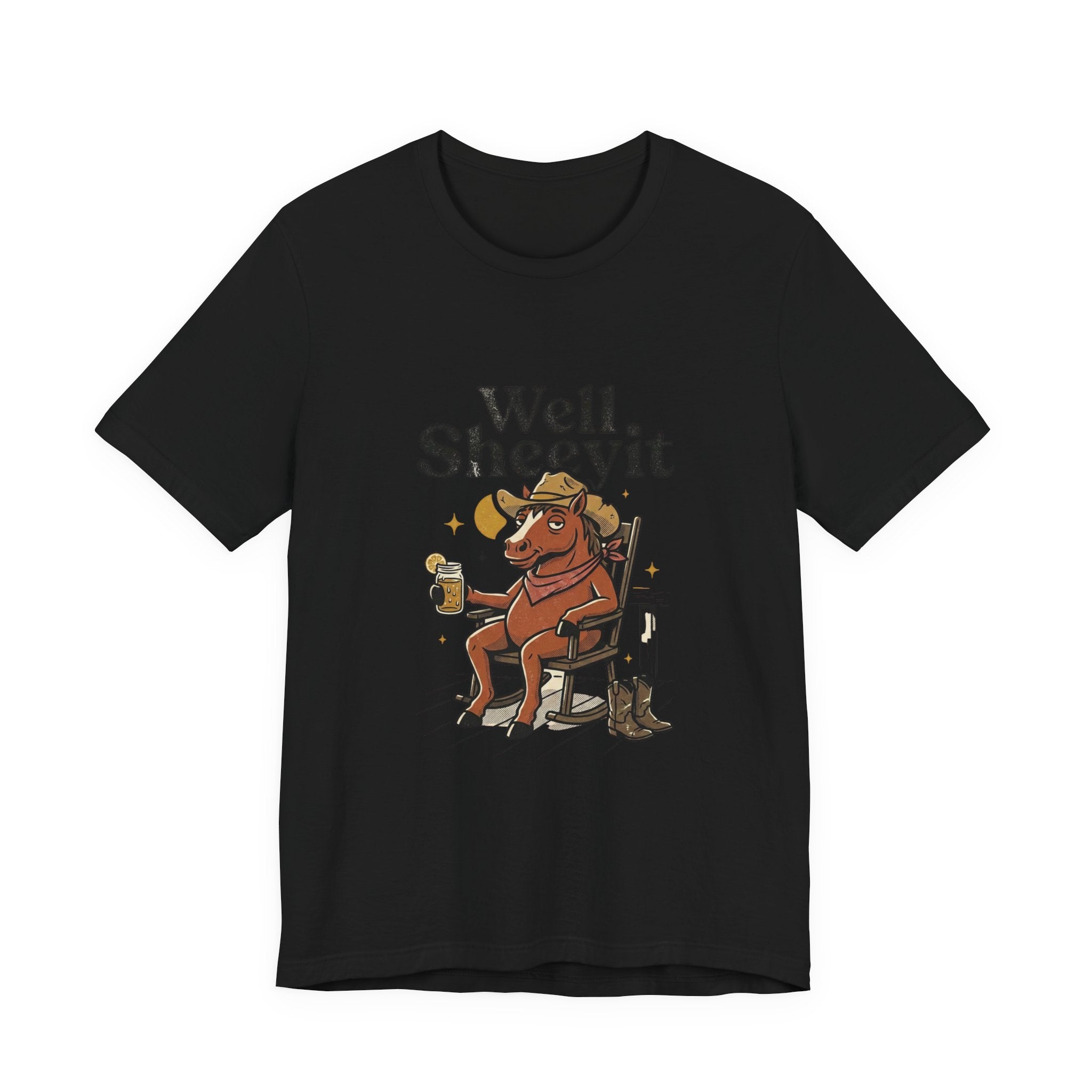 Well Sheeyit Horse Tee | Vintage Southern, Western Retro Distressed Graphic