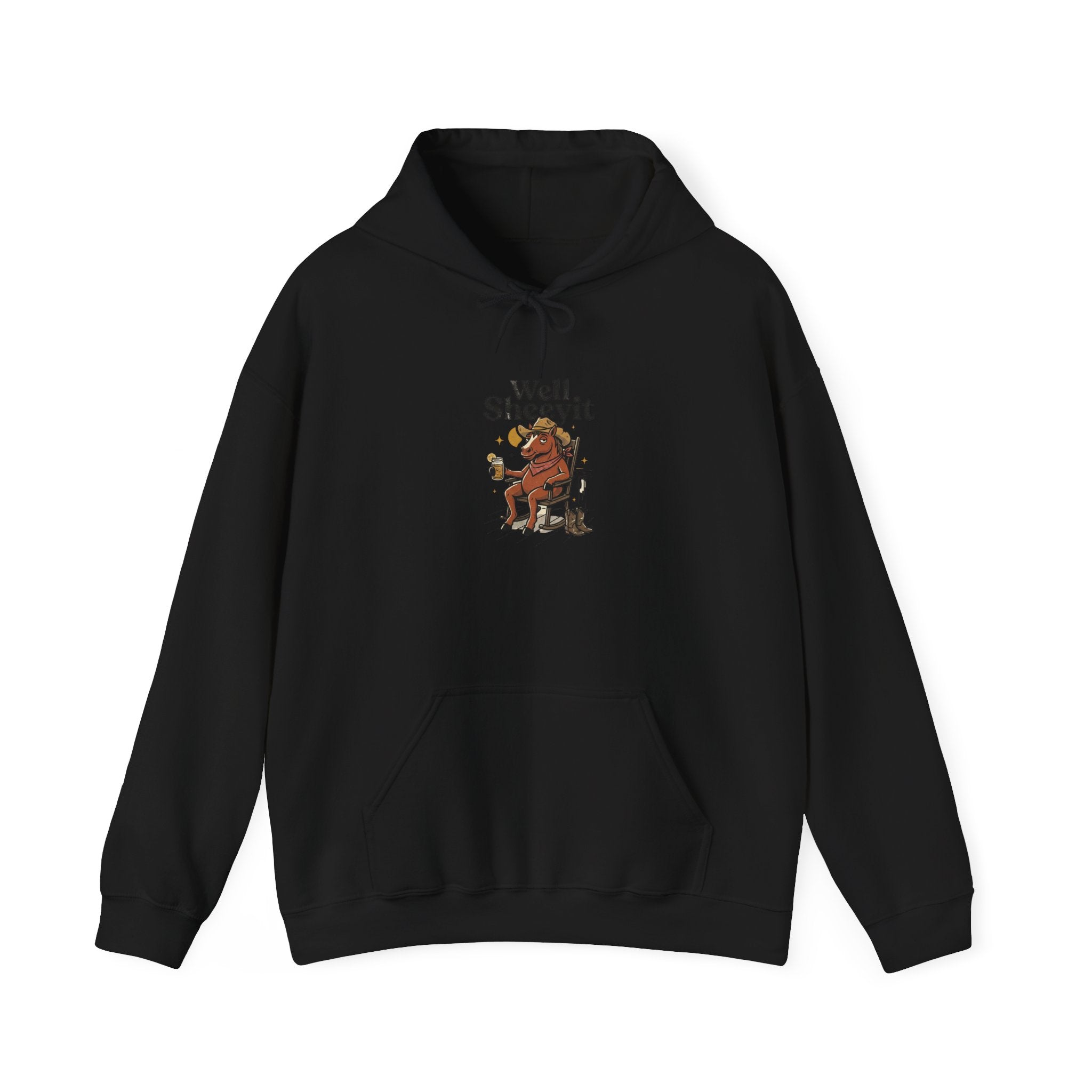 Well Sheeyit Horse Hoodie | Vintage Southern, Rustic Western Distressed