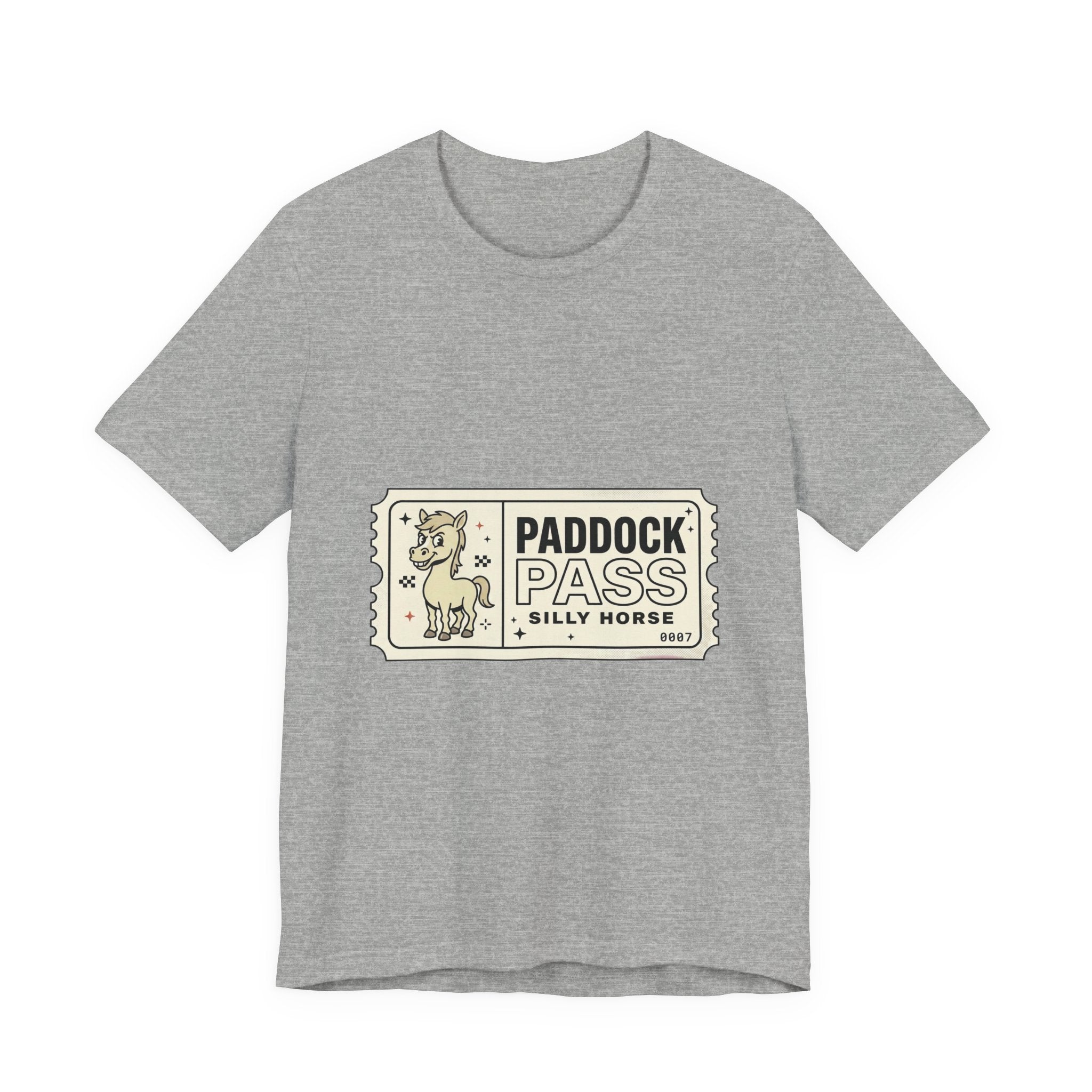 Paddock Pass Silly Horse T-Shirt | Racing Meme, Track Day Crew
