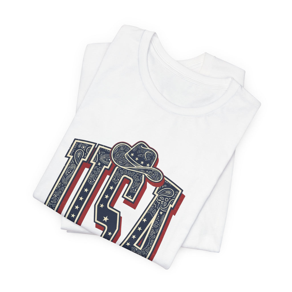 USA Vintage Americana Tee | 4th of July Patriotic Stars & Stripes