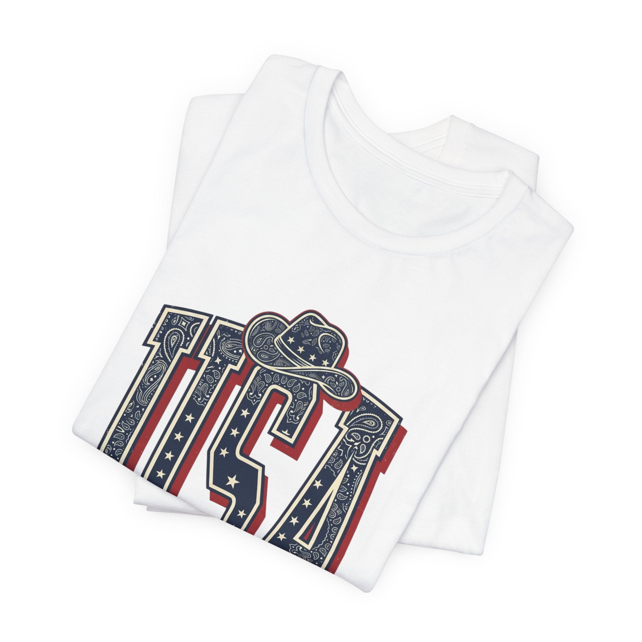 USA Vintage Americana Tee | 4th of July Patriotic Stars & Stripes