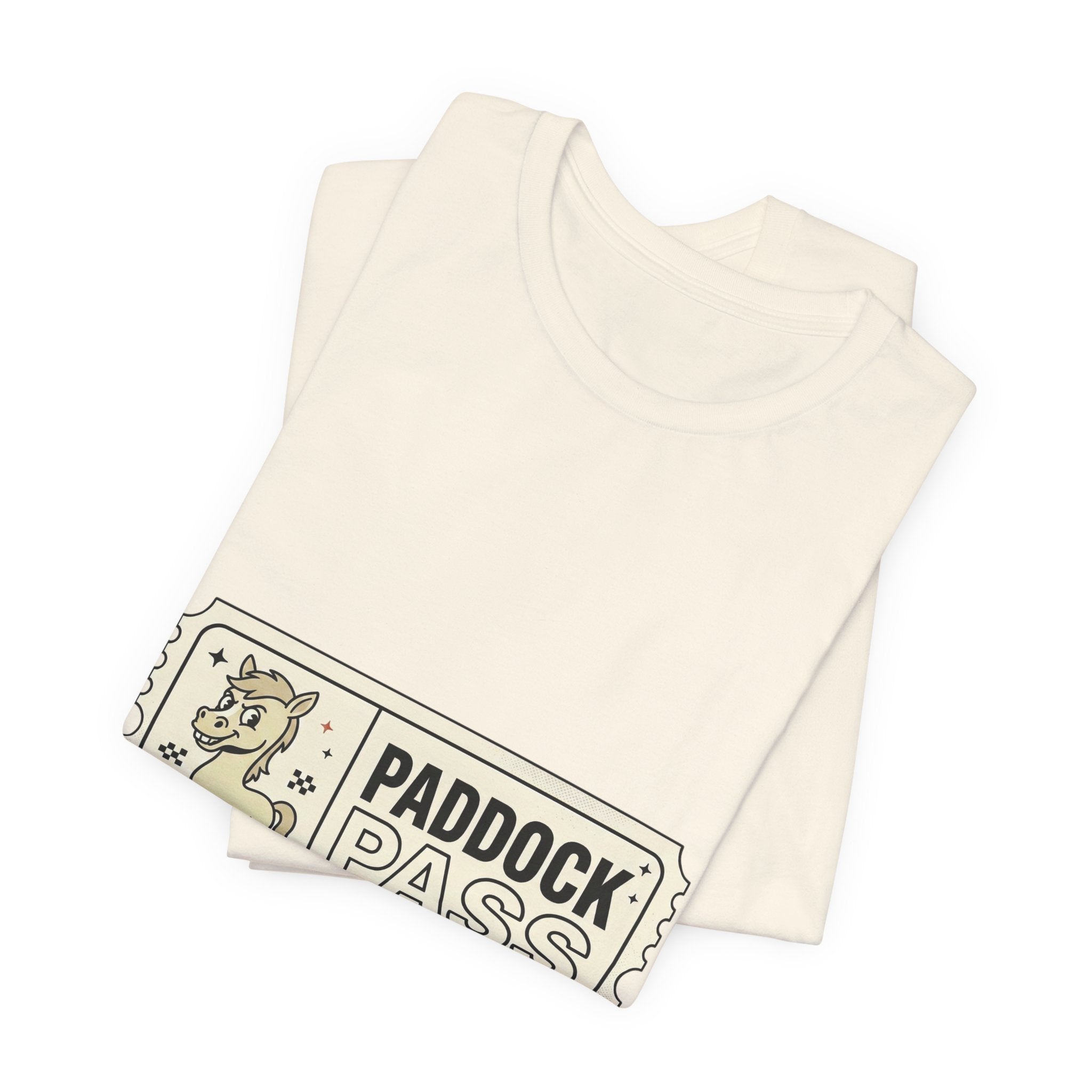 Paddock Pass Silly Horse T-Shirt | Racing Meme, Track Day Crew