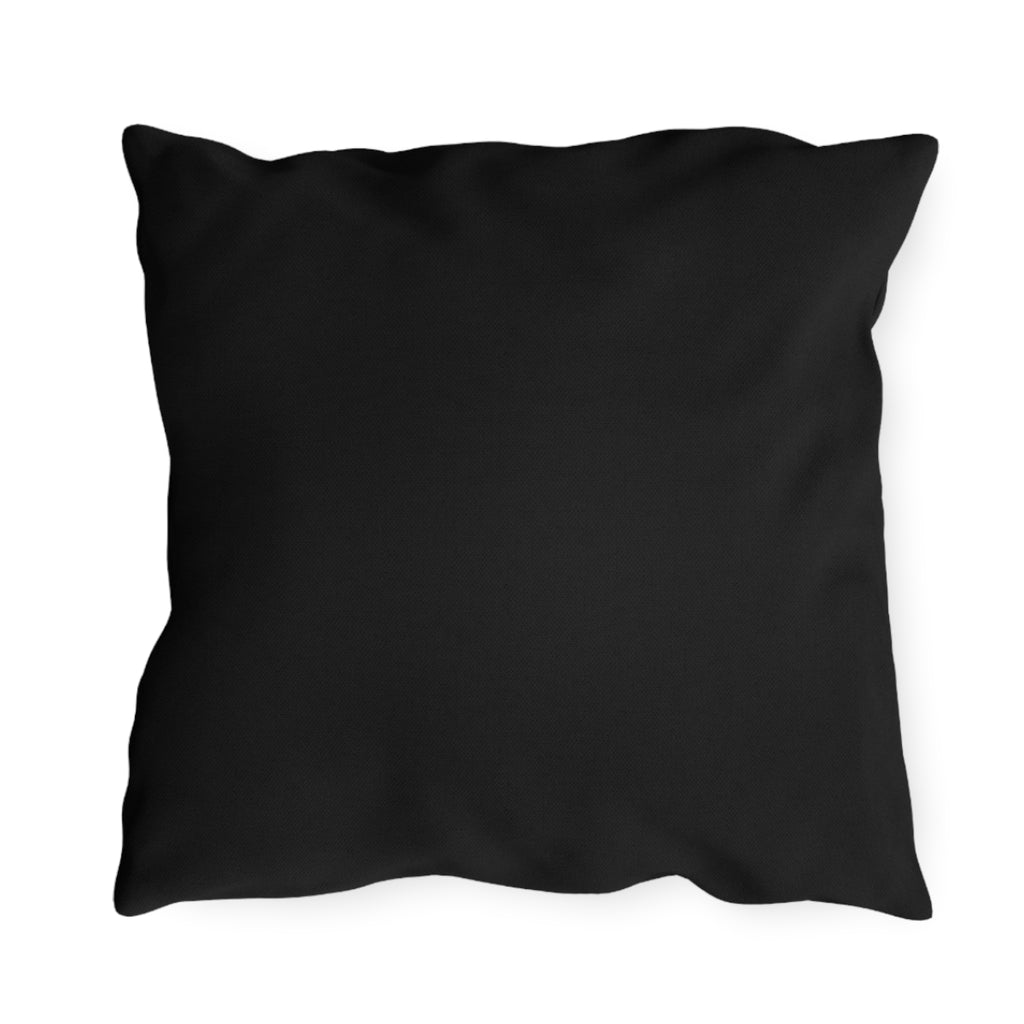 Colorful Comical Lawn Jockey Pattern Outdoor Pillow
