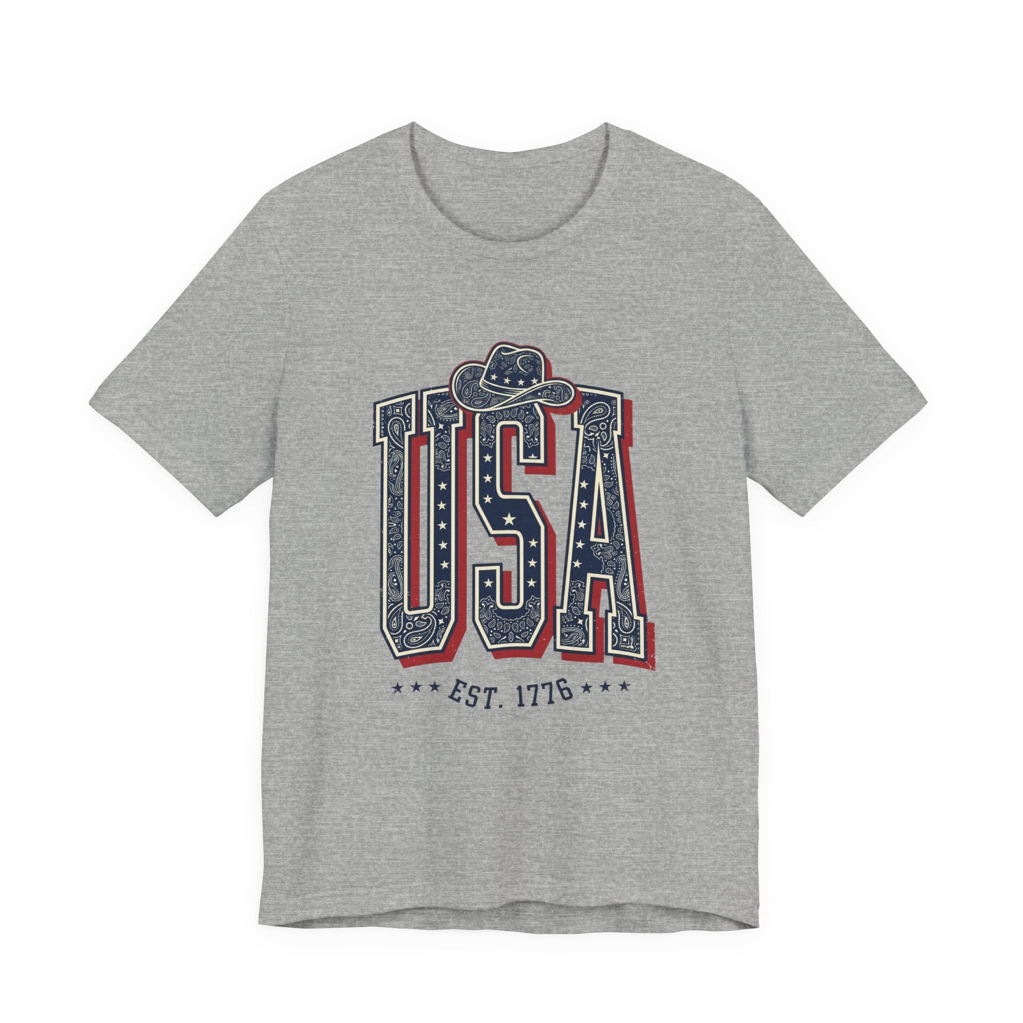 USA Vintage Americana Tee | 4th of July Patriotic Stars & Stripes