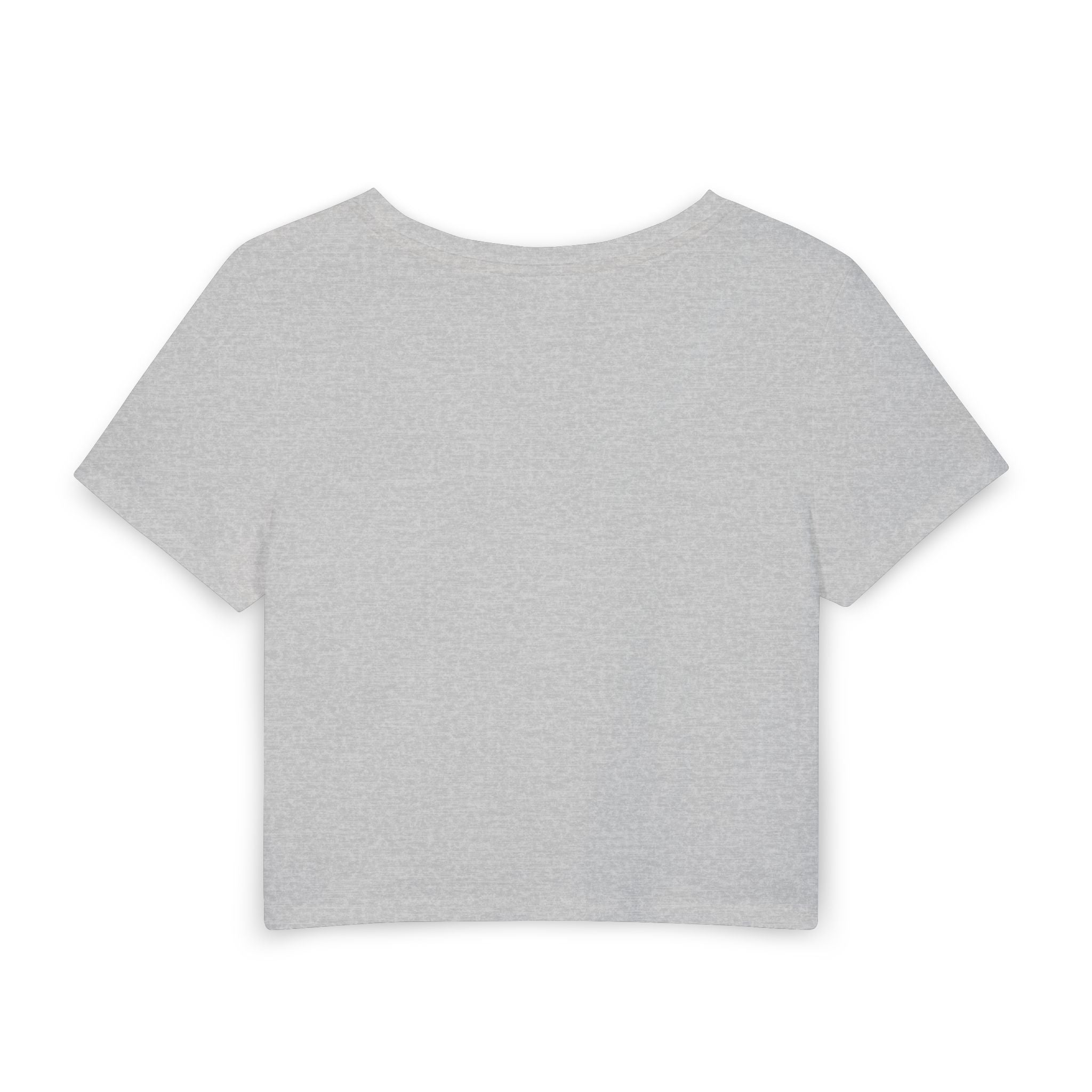 Smiling Horse Crop Tee — Funny Horse Face Womens Baby Tee