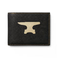 Blacksmith Farrier  Anvil Silhouette Bifold Wallet