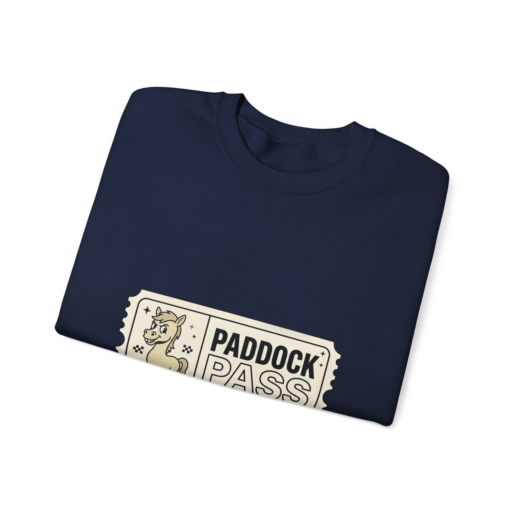 Paddock Pass Silly Horse Sweatshirt | Racing Meme, Fan