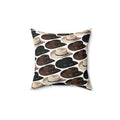 Cowboy Hat Pattern Square Pillow — Western Hat Decorative Cushion
