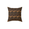 Rustic Western Cowboy Boots Throw Pillow — Farmhouse Decor Accent