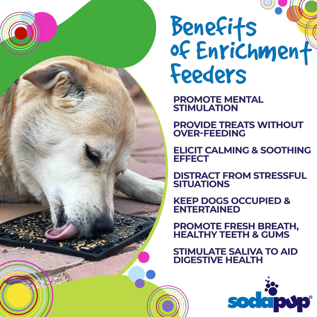SodaPup Zombie eMat Enrichment Lick Mat for Dogs and Cats