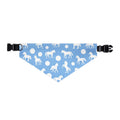 Baby Blue Horse Print Pet Bandana Collar — Cute Equestrian Dog Scarf
