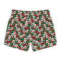 Casino Poker Dice Pattern Swim Trunks — Aces Cards and Dice All Over Print