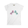 Whimsical Rearing Horses Tee